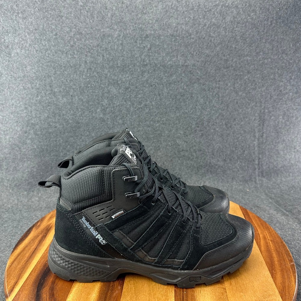 Timberland PRO Switchback LT Waterproof Soft Toe Black A5MHT Men's 8.5W
